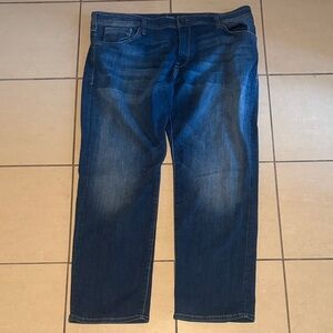 Mavi Matt Relaxed Straight Leg Blue Jeans Size 40